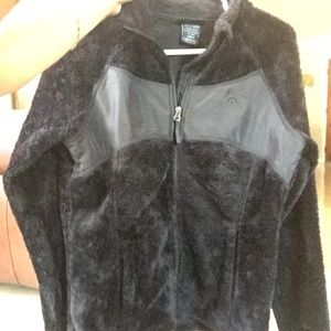 Snozu black performance outerwear zip jacket